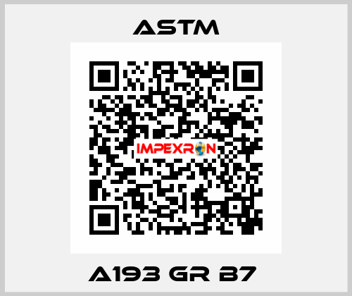 A193 GR B7  Astm