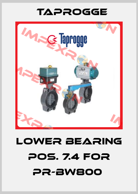 Lower bearing pos. 7.4 for PR-BW800  Taprogge