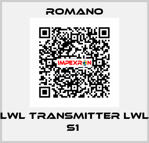 LWL transmitter LWL S1  Romano