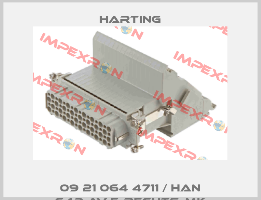 09 21 064 4711 / Han 64D-AV-F-RECHTS-MK Harting