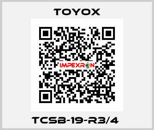 TCSB-19-R3/4  TOYOX