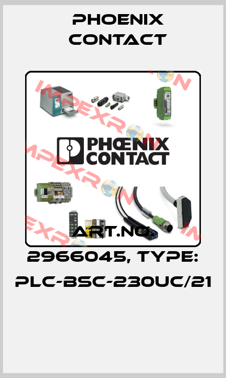 Art.No. 2966045, Type: PLC-BSC-230UC/21  Phoenix Contact