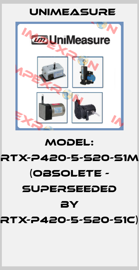 Model: RTX-P420-5-S20-S1M (obsolete - superseeded by RTX-P420-5-S20-S1C)  Unimeasure