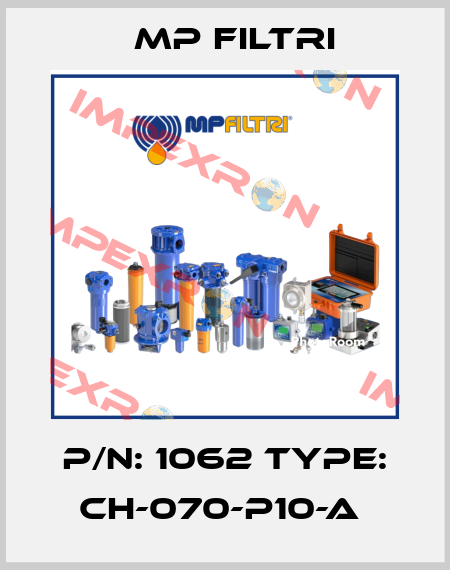 P/N: 1062 Type: CH-070-P10-A  MP Filtri