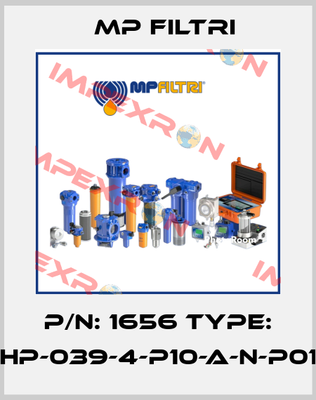 P/N: 1656 Type: HP-039-4-P10-A-N-P01 MP Filtri