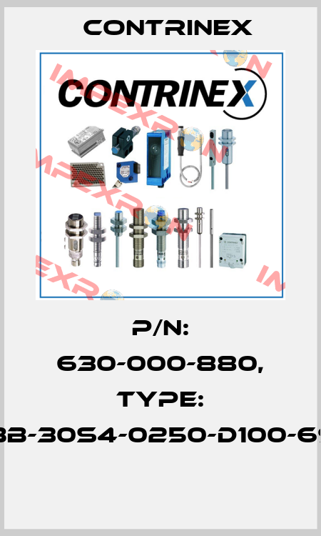 P/N: 630-000-880, Type: YBB-30S4-0250-D100-69K  Contrinex