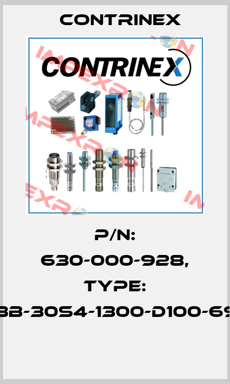 P/N: 630-000-928, Type: YBB-30S4-1300-D100-69K  Contrinex