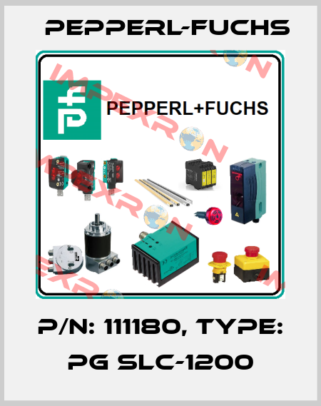 p/n: 111180, Type: PG SLC-1200 Pepperl-Fuchs