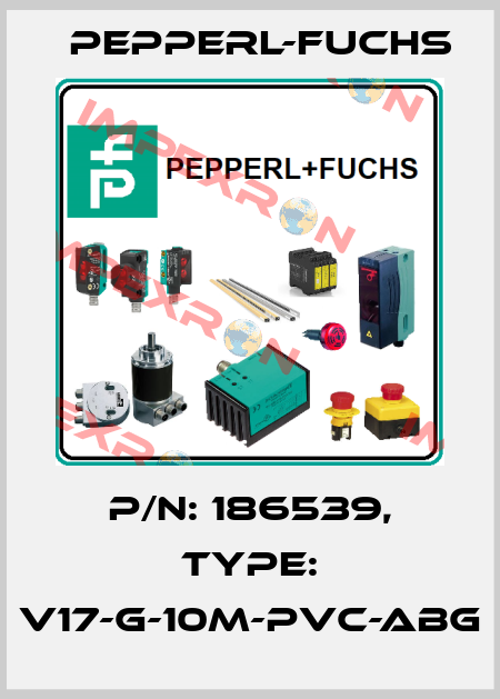 p/n: 186539, Type: V17-G-10M-PVC-ABG Pepperl-Fuchs