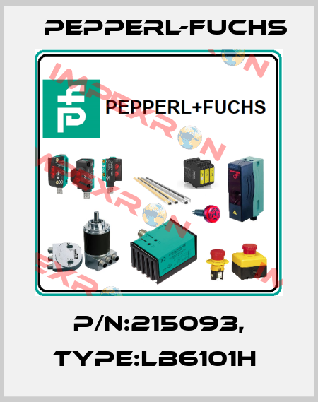 P/N:215093, Type:LB6101H  Pepperl-Fuchs