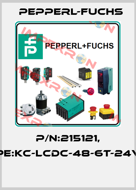 P/N:215121, Type:KC-LCDC-48-6T-24VDC  Pepperl-Fuchs