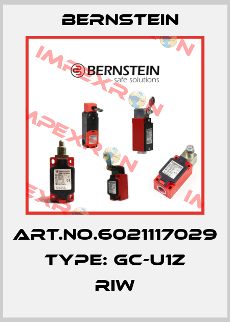 Art.No.6021117029 Type: GC-U1Z RIW Bernstein