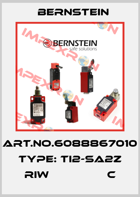 Art.No.6088867010 Type: TI2-SA2Z RIW                 C Bernstein