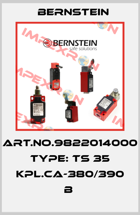 Art.No.9822014000 Type: TS 35 KPL.CA-380/390         B  Bernstein