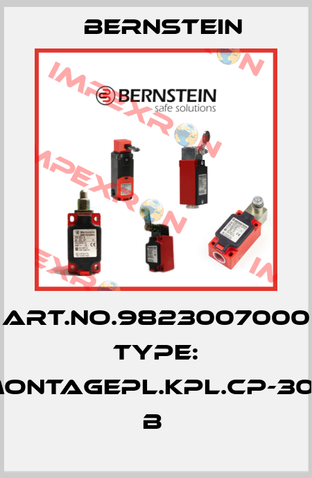 Art.No.9823007000 Type: MONTAGEPL.KPL.CP-300         B  Bernstein