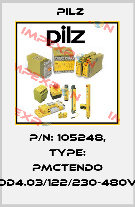 p/n: 105248, Type: PMCtendo DD4.03/122/230-480V Pilz