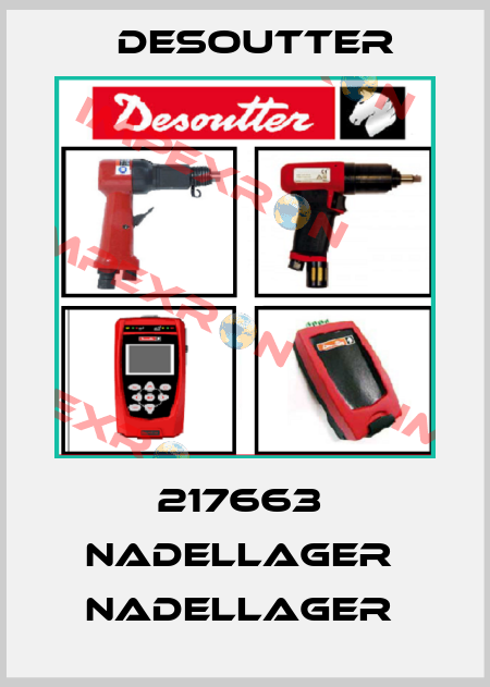 217663  NADELLAGER  NADELLAGER  Desoutter