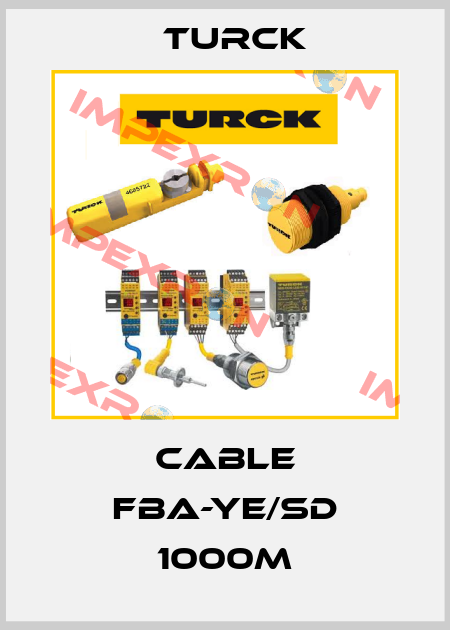 CABLE FBA-YE/SD 1000M Turck