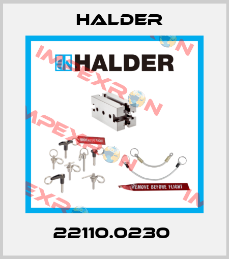22110.0230  Halder