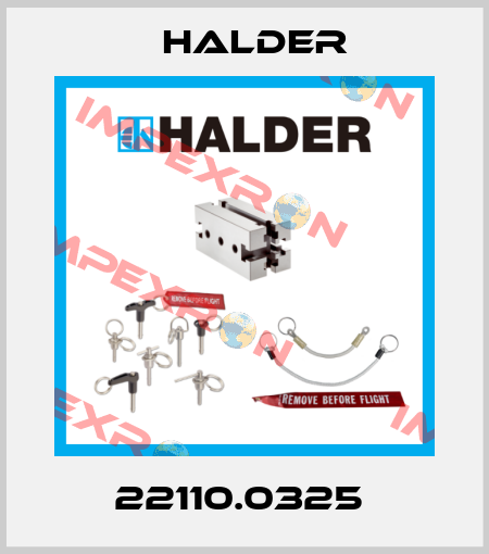 22110.0325  Halder