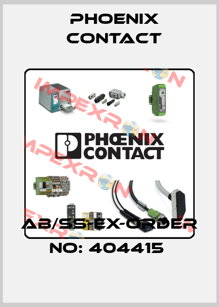 AB/SS-EX-ORDER NO: 404415  Phoenix Contact