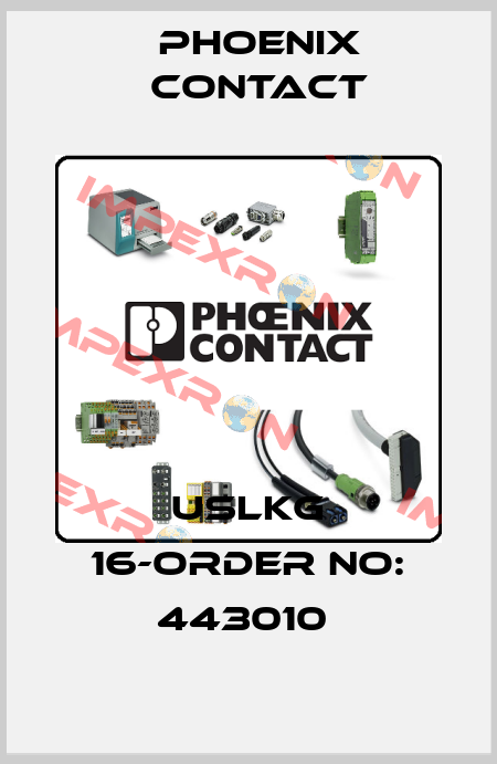 USLKG 16-ORDER NO: 443010  Phoenix Contact