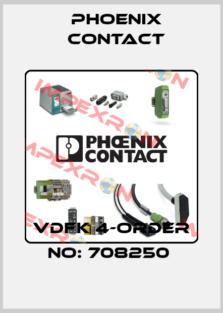 VDFK 4-ORDER NO: 708250  Phoenix Contact