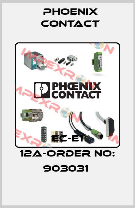 EC-E1 12A-ORDER NO: 903031  Phoenix Contact