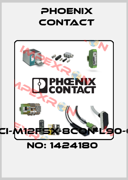 SACC-CI-M12FSX-8CON-L90-ORDER NO: 1424180  Phoenix Contact