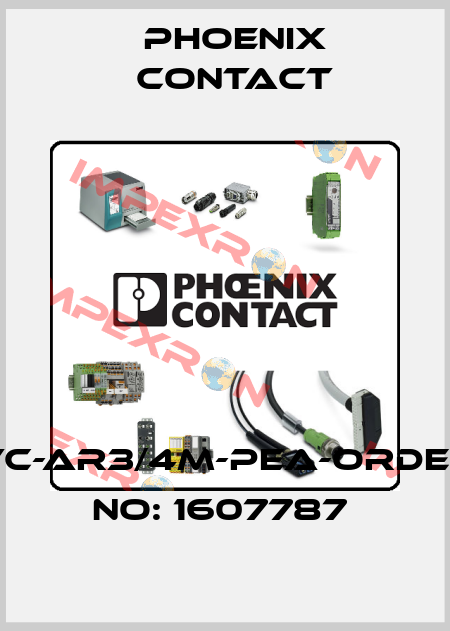 VC-AR3/4M-PEA-ORDER NO: 1607787  Phoenix Contact