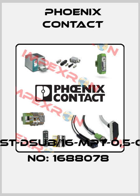 VS-15-ST-DSUB/16-MPT-0,5-ORDER NO: 1688078  Phoenix Contact