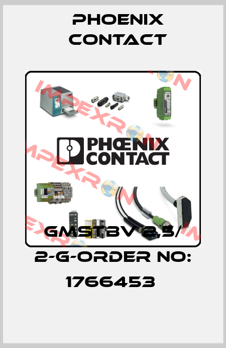 GMSTBV 2,5/ 2-G-ORDER NO: 1766453  Phoenix Contact