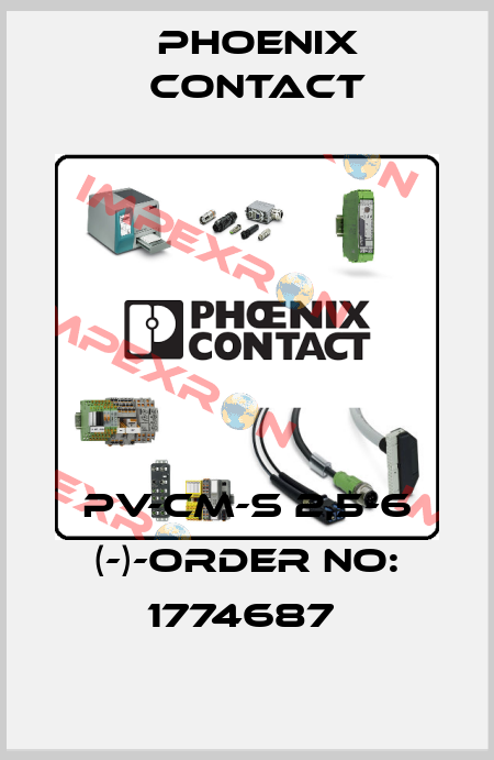 PV-CM-S 2,5-6 (-)-ORDER NO: 1774687  Phoenix Contact