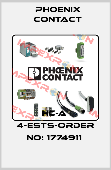 HC-A  4-ESTS-ORDER NO: 1774911  Phoenix Contact