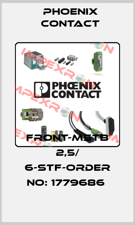 FRONT-MSTB 2,5/ 6-STF-ORDER NO: 1779686  Phoenix Contact