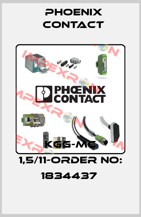 KGG-MC 1,5/11-ORDER NO: 1834437  Phoenix Contact