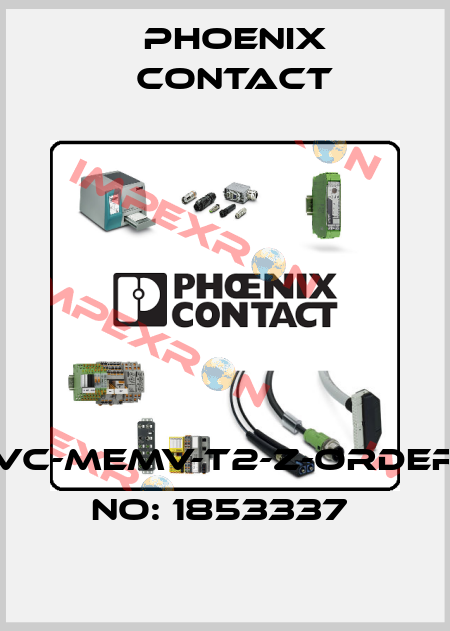 VC-MEMV-T2-Z-ORDER NO: 1853337  Phoenix Contact