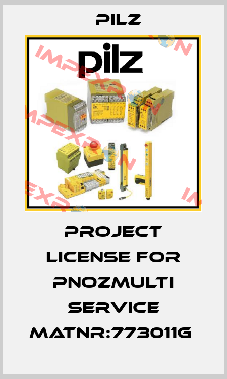 Project License for PNOZmulti Service MatNr:773011G  Pilz