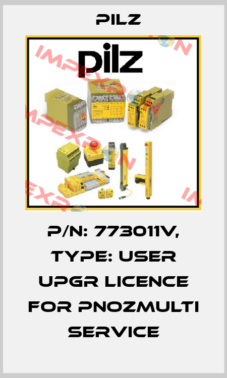 p/n: 773011V, Type: User Upgr Licence for PNOZmulti Service Pilz
