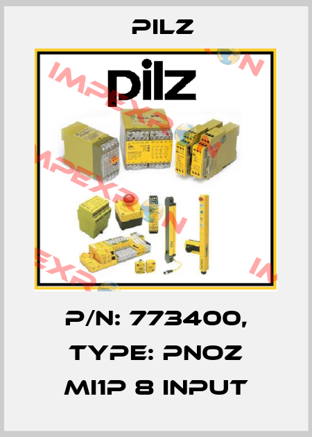 p/n: 773400, Type: PNOZ mi1p 8 input Pilz
