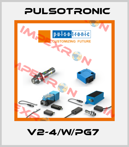 V2-4/W/PG7  Pulsotronic