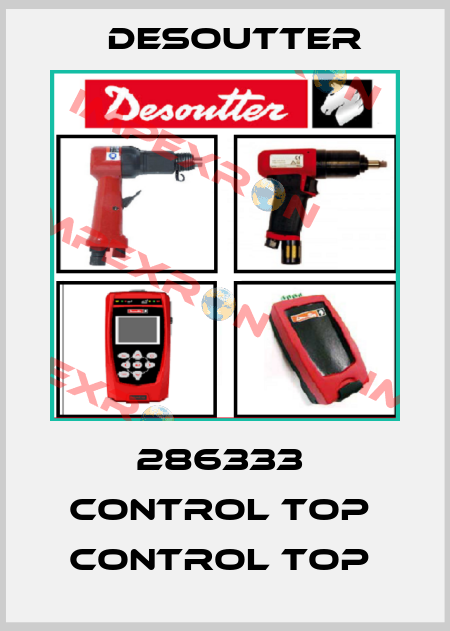 286333  CONTROL TOP  CONTROL TOP  Desoutter