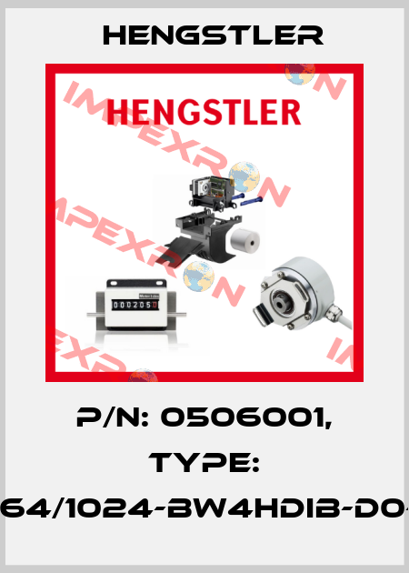 p/n: 0506001, Type: RI64/1024-BW4HDIB-D0-O Hengstler