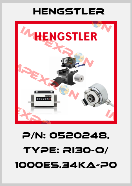 p/n: 0520248, Type: RI30-O/ 1000ES.34KA-P0 Hengstler