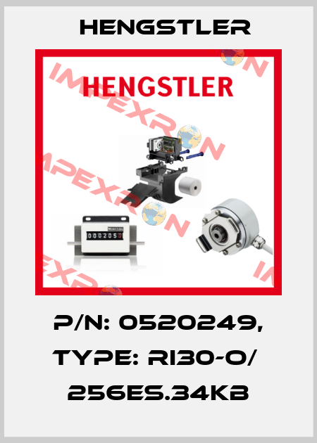 p/n: 0520249, Type: RI30-O/  256ES.34KB Hengstler