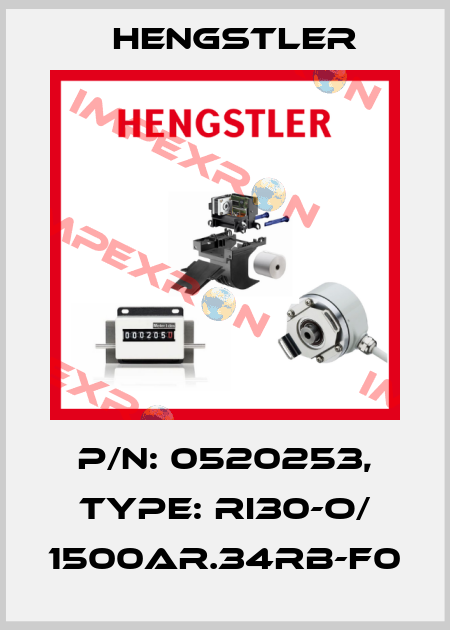 p/n: 0520253, Type: RI30-O/ 1500AR.34RB-F0 Hengstler