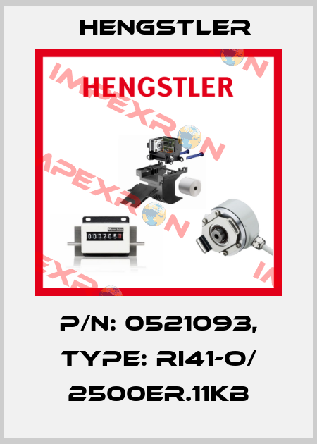 p/n: 0521093, Type: RI41-O/ 2500ER.11KB Hengstler