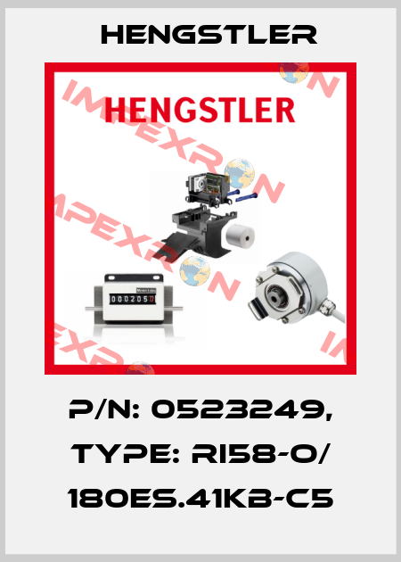 p/n: 0523249, Type: RI58-O/ 180ES.41KB-C5 Hengstler