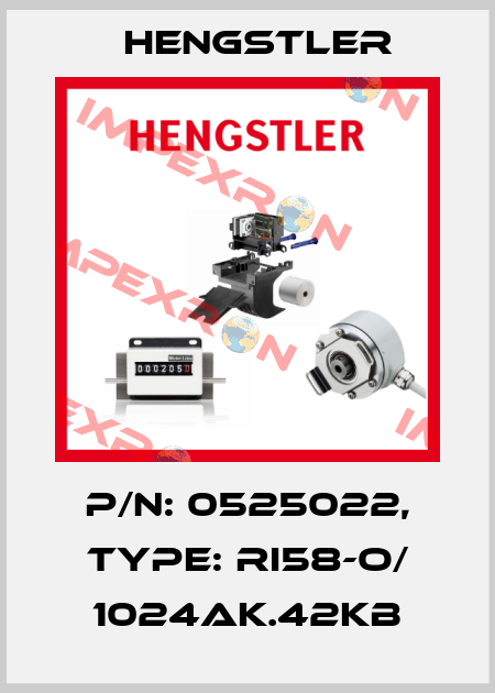 p/n: 0525022, Type: RI58-O/ 1024AK.42KB Hengstler