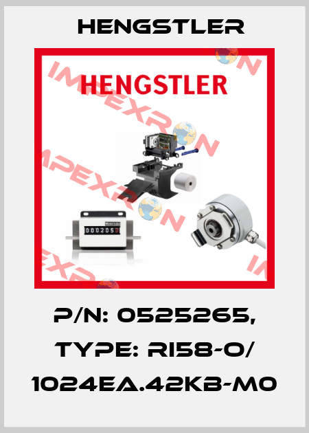 p/n: 0525265, Type: RI58-O/ 1024EA.42KB-M0 Hengstler